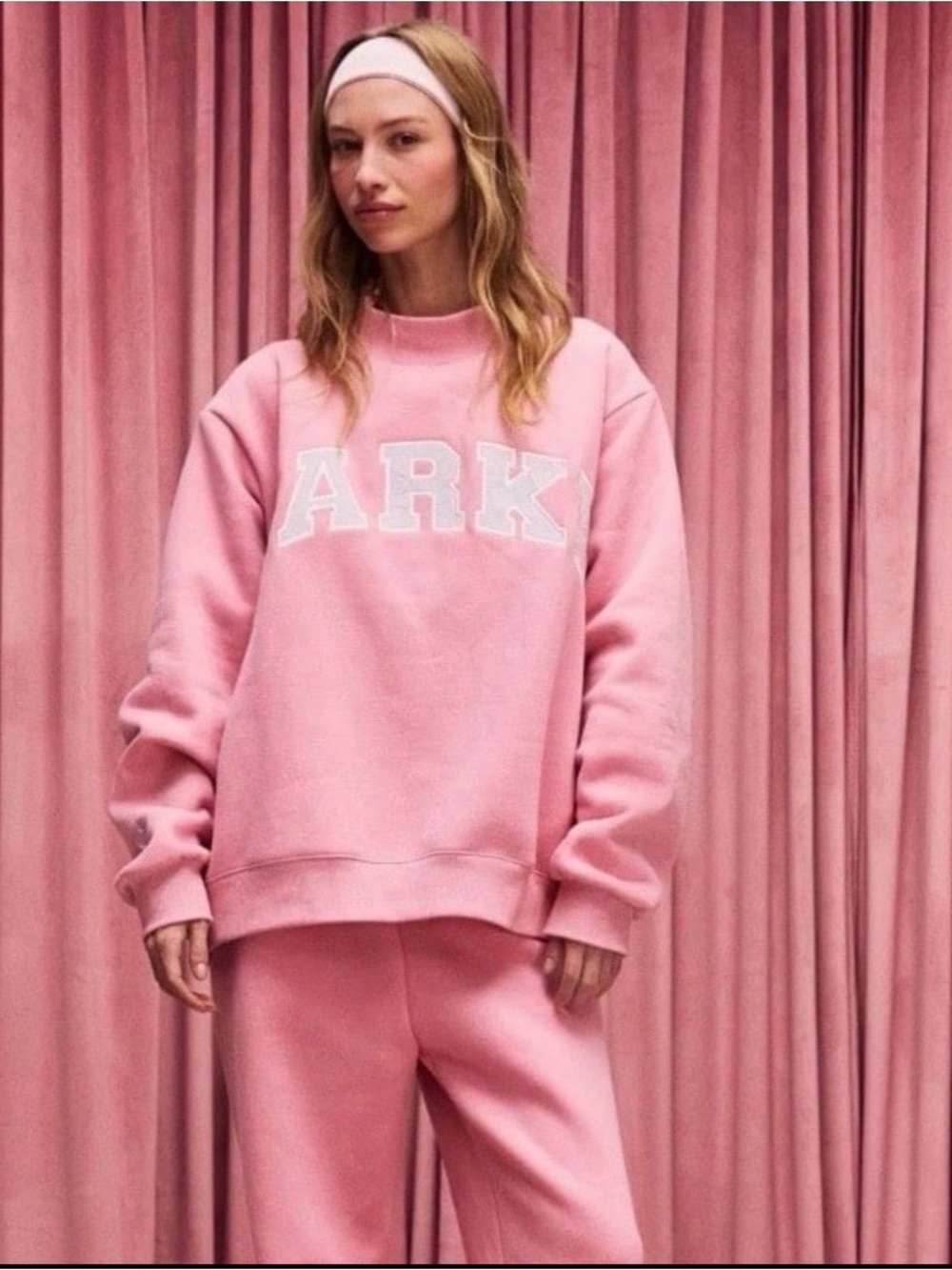 PARKE Valentine's Varsity Mockneck S/M
Blush